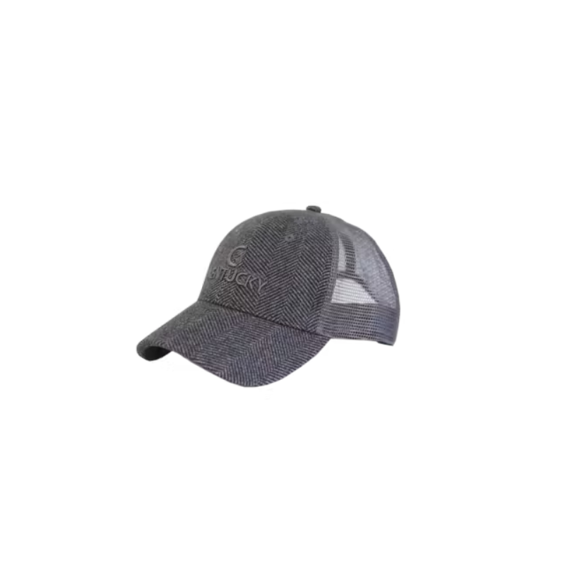 Kentucky czapka z daszkiem Trucker Wool szara
