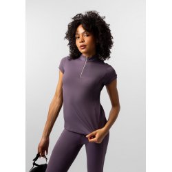 Horze koszulka treningowa Mina black plum