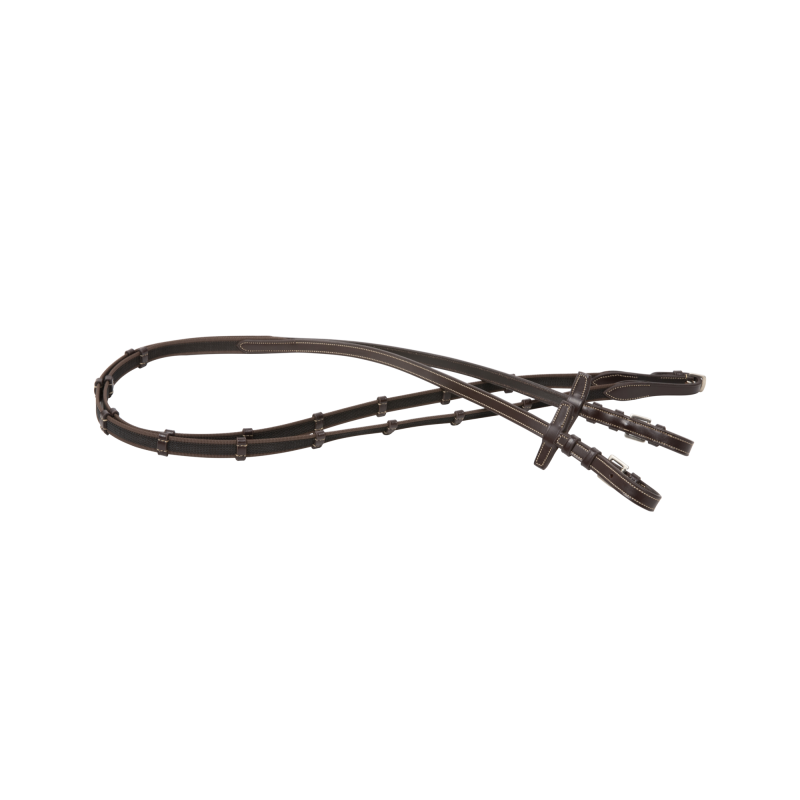 Antares wodze ogumowane Signature Soft Grip 16mm brązowe