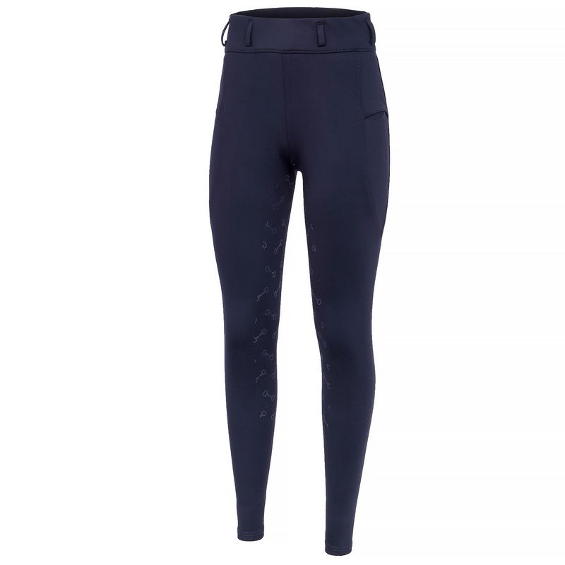 EQ.QUEEN legginsy Salford granatowe
