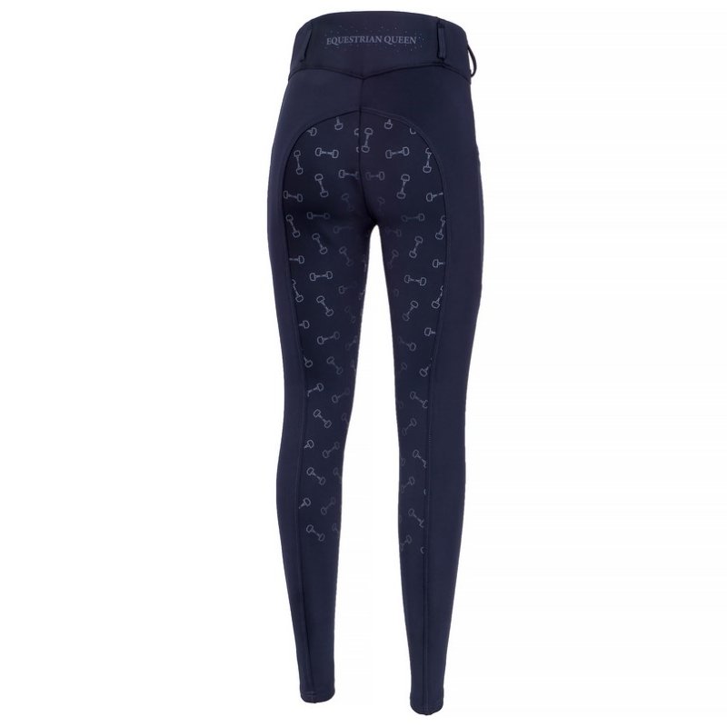 EQ.QUEEN legginsy Salford granatowe