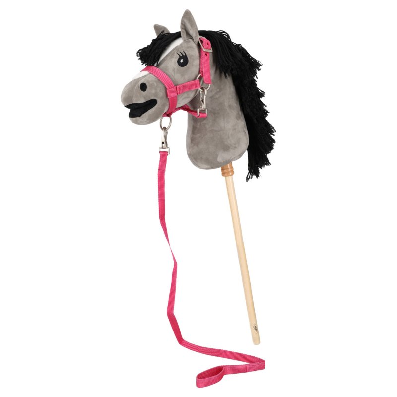 QHP kantar z uwiązem dla Hobby Horse fuksja
