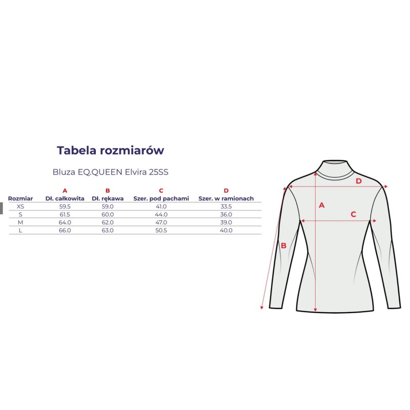 EQ.QUEEN bluza Elvira beżowa