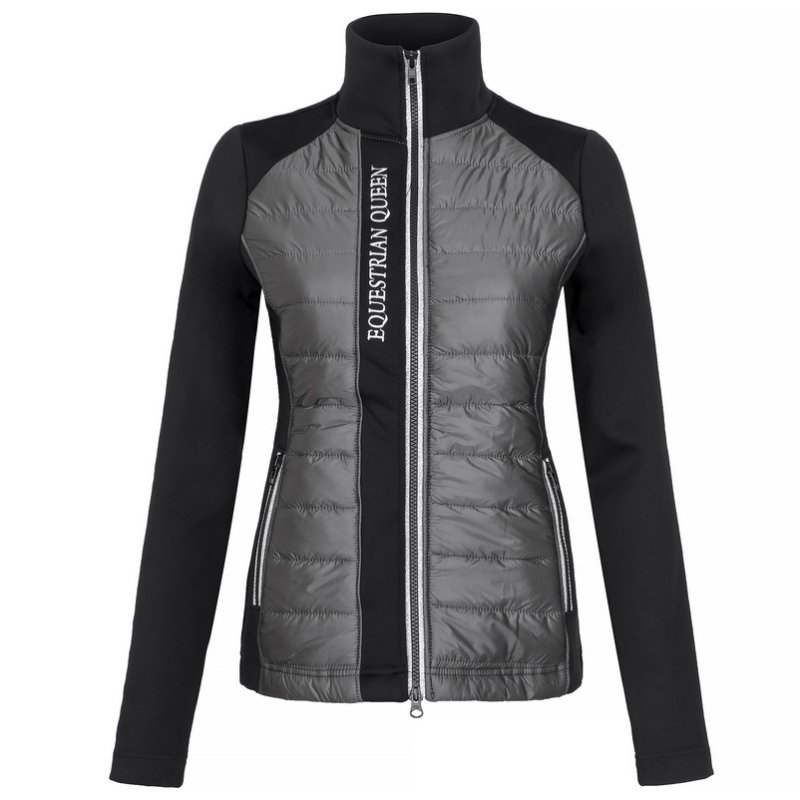 EQ.QUEEN bluza Elvira czarno/szara