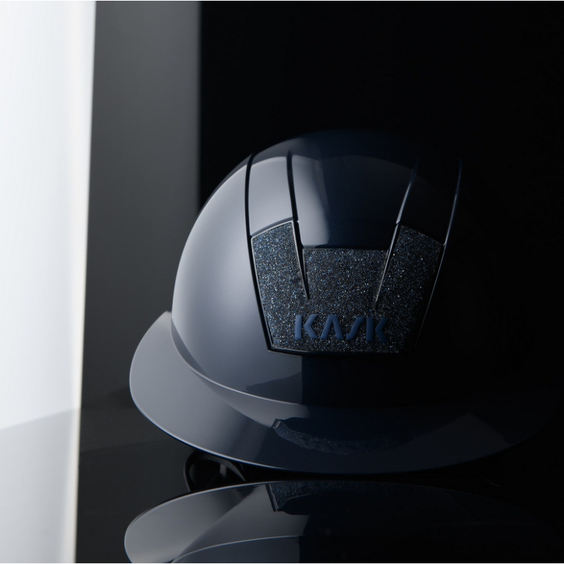 Kask kask Kooki Lady Navy Shine Carpet Swarovski