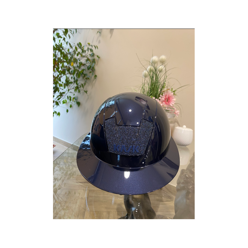 Kask kask Kooki Lady Navy Shine Carpet Swarovski