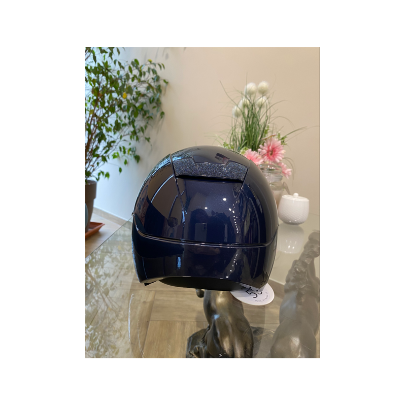 Kask kask Kooki Lady Navy Shine Carpet Swarovski