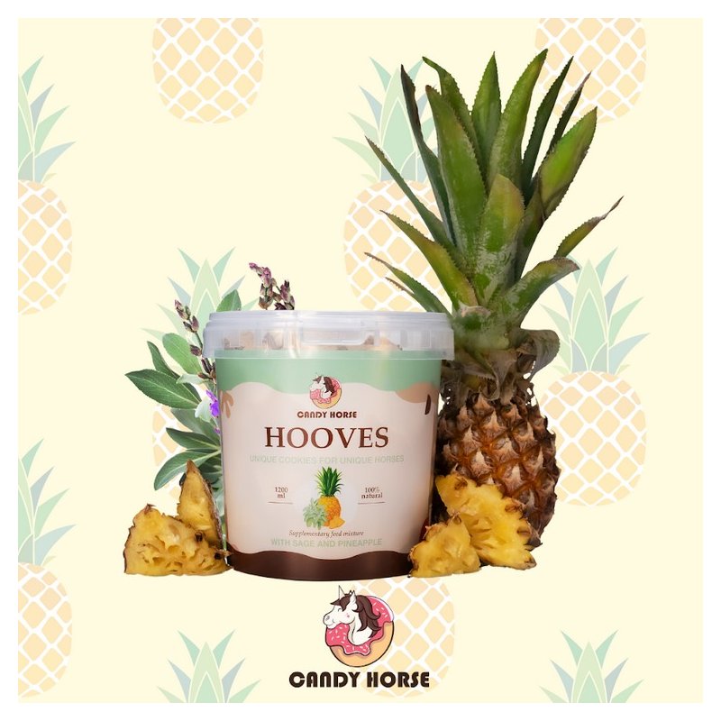 Candy Horse kopytka ananas-szałwia 1,2l