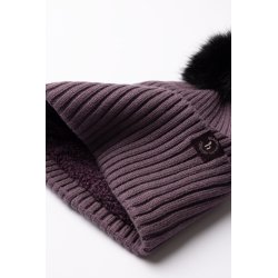 Horze czapka zimowa Nele flint purple