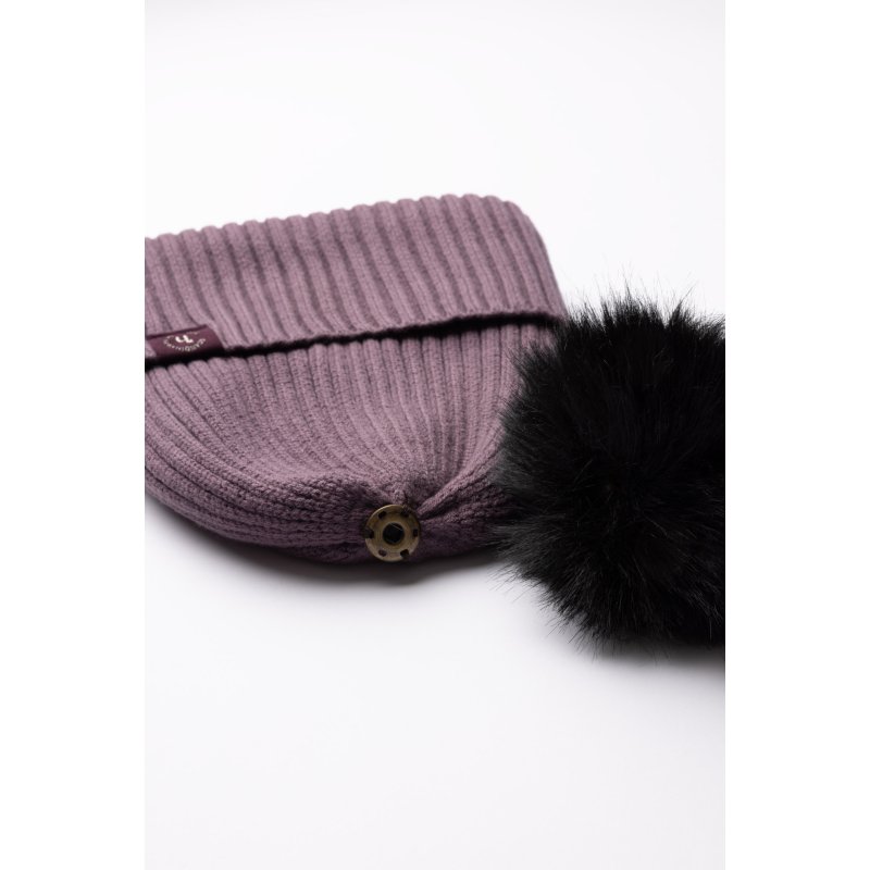 Horze czapka zimowa Nele flint purple