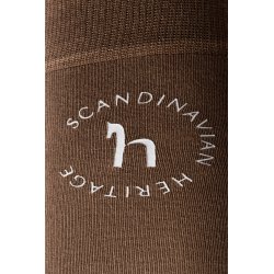 Horze podkolanówki zimowe Bamboo Coffee Quartz