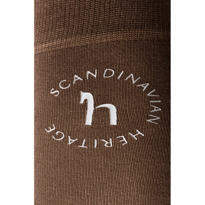 Horze podkolanówki zimowe Bamboo Coffee Quartz
