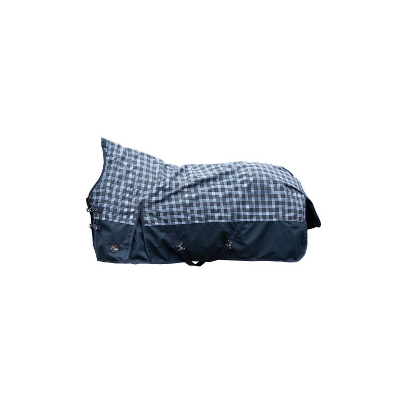 HKM derka padokowa z polarem 1200D Glasgow 0g granat kratka