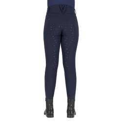 QHP bryczesy zimowe Lymee Softshell navy