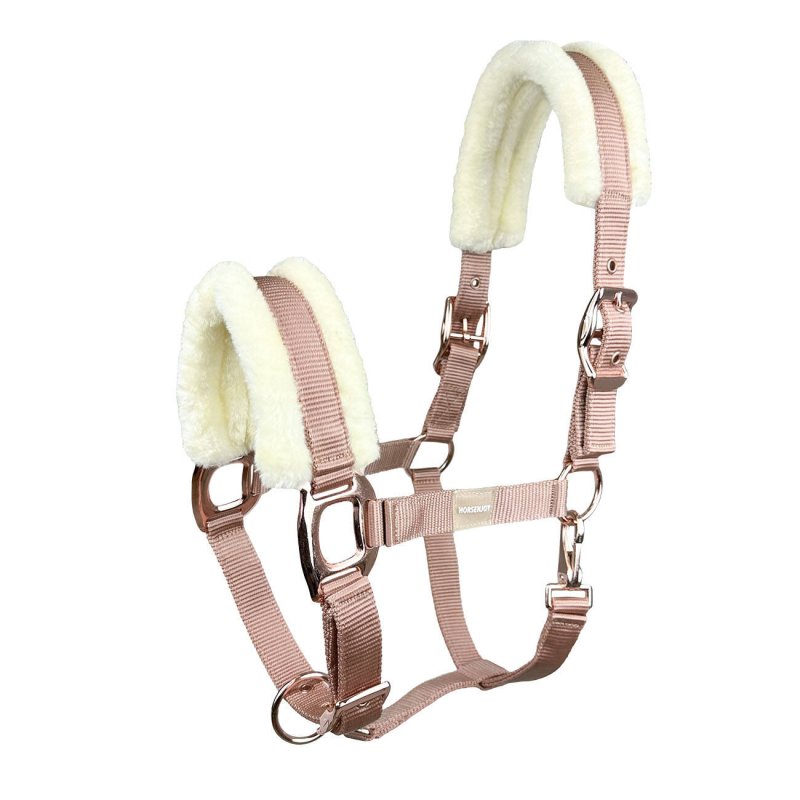 Horsenjoy kantar Pearl rose gold