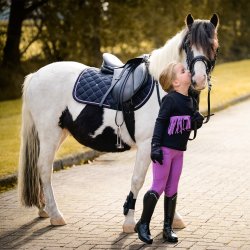 QHP rękawiczki zimowe Lize black/violet