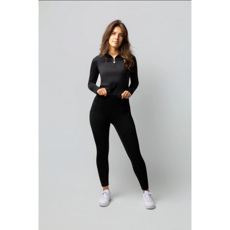 Horze legginsy zimowe Greta black