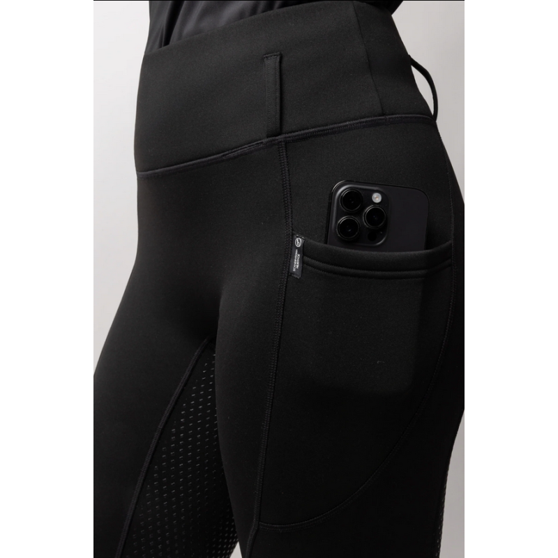 Horze legginsy zimowe Greta black