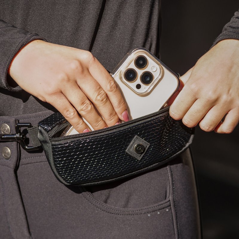 QHP nerka Clip-on Croco black
