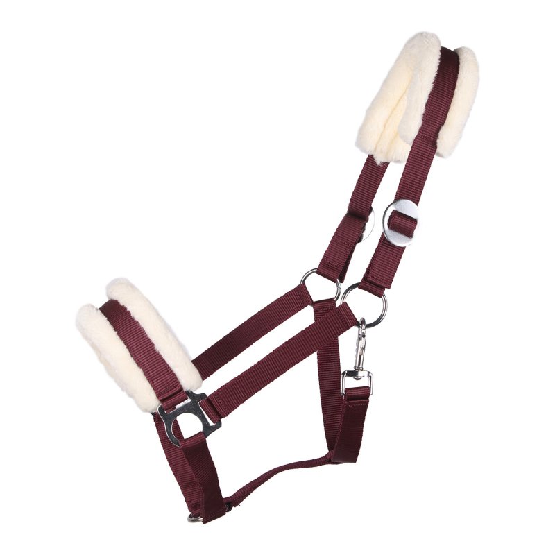 QHP kantar z futerkiem Cali burgundy
