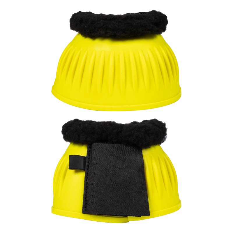 HKM kalosze gumowe z futrem Atlanta Neon neonowy żółty