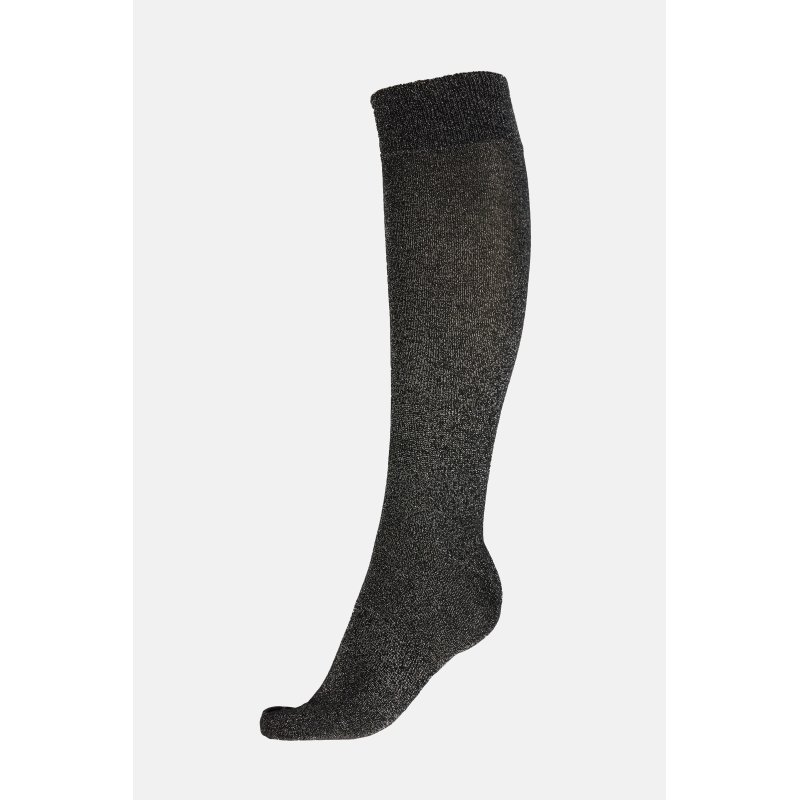 B Vertigo podkolanówki Bamboo Glitter czarne