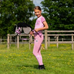 QHP kantar z uwiązem dla Hobby Horse Cheery Pink