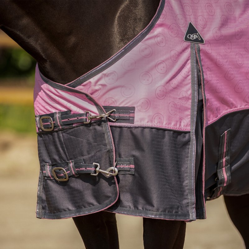 QHP derka padokowa z polarem Cheery pink
