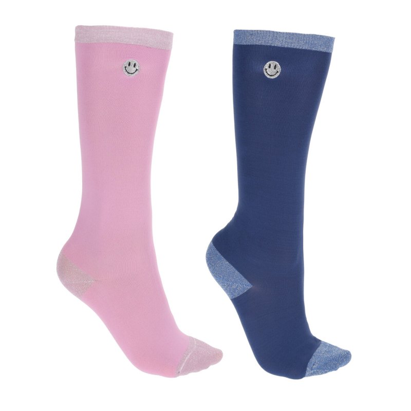 QHP skarpety dziecięce Rosalynn 2-pak pink/blue