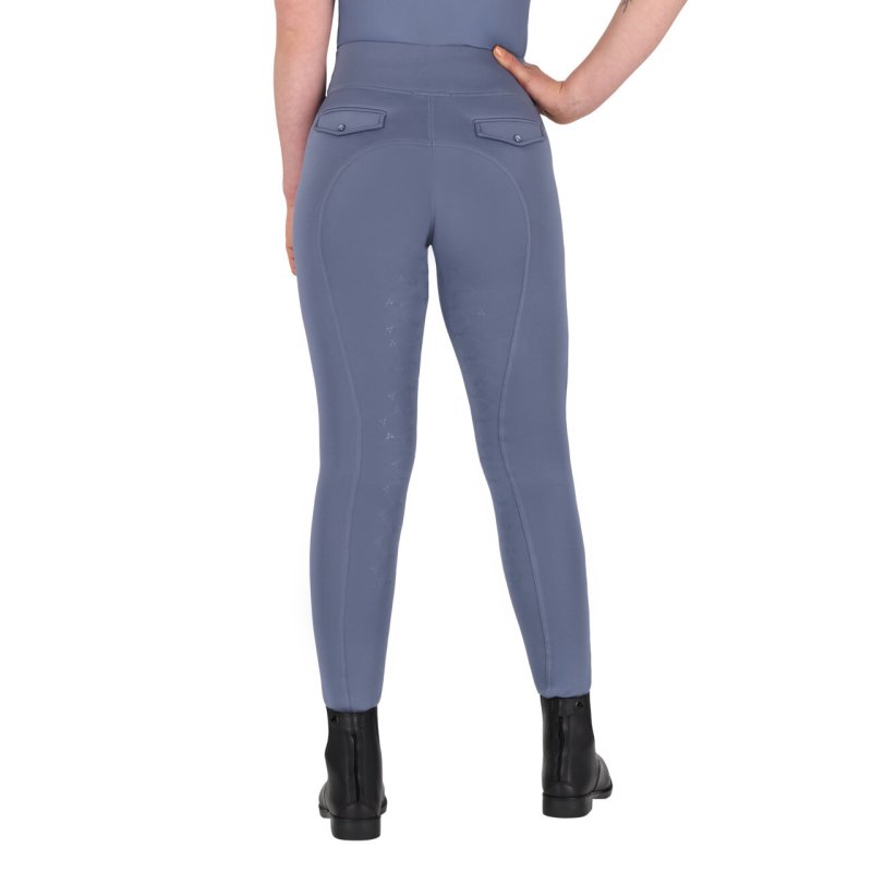 QHP legginsy Aubree Junior Leg Grip Misty Blue
