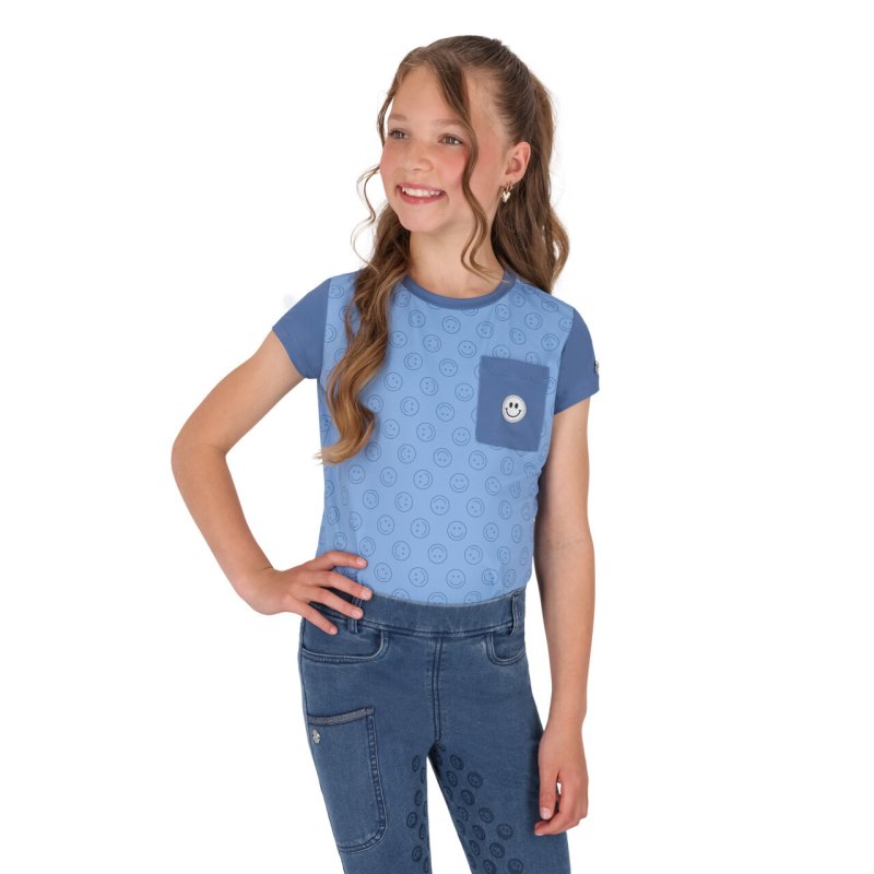 QHP koszulka Rosalynn Junior Blue