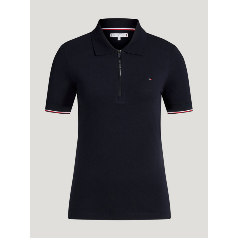 Tommy Hilfiger koszulka Anaheim Zip Polo Desert Sky