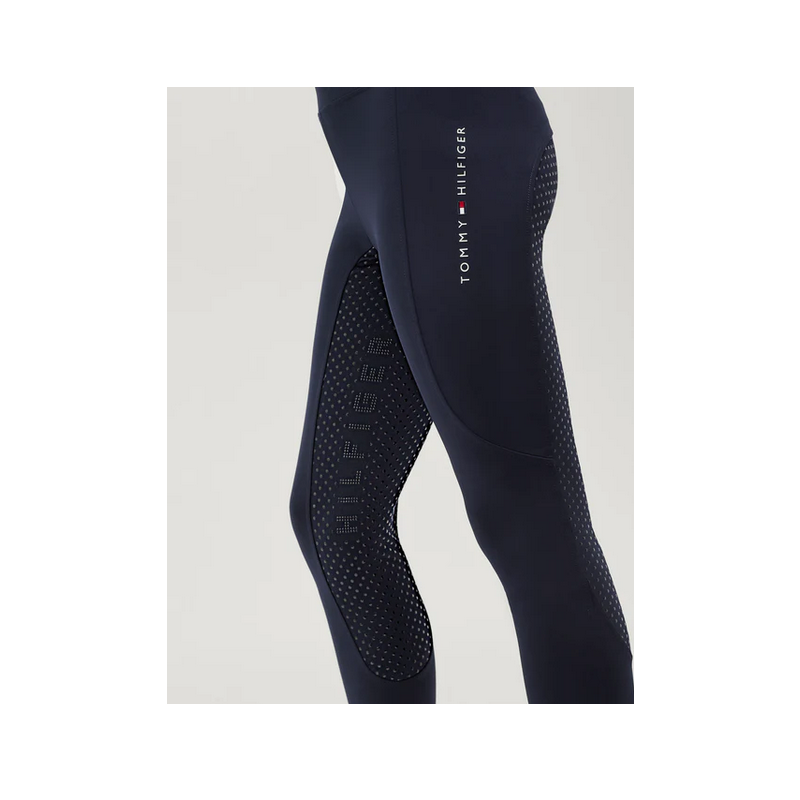 Tommy Hilfiger legginsy dziecięce Devon Desert Sky