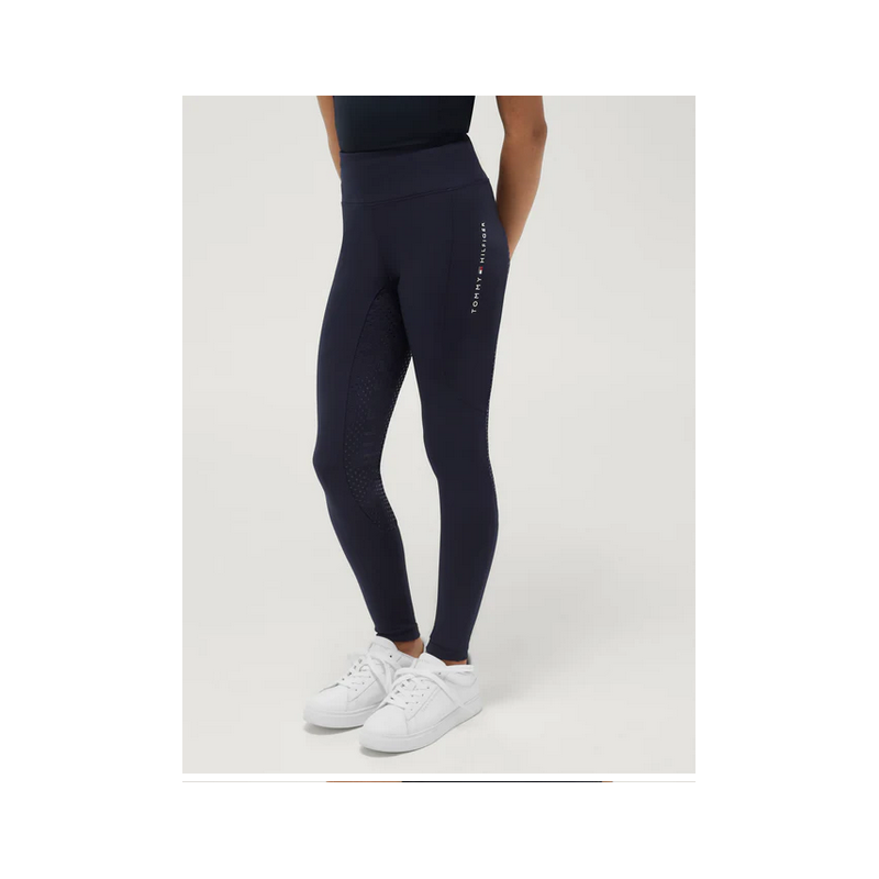 Tommy Hilfiger legginsy dziecięce Devon Desert Sky