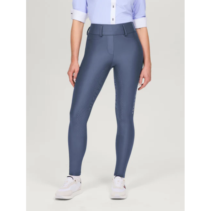 Tommy Hilfiger legginsy Highland Hybrid Faded Indigo