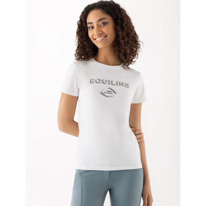 Equiline koszulka Calop SS26 white