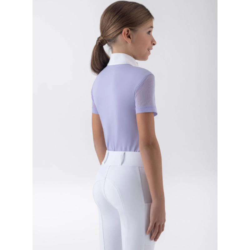 Equiline koszula konkursowa dziecięca Gili SS26 glicine