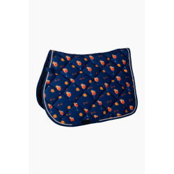 HKM czaprak Splash granat/pomarańcz