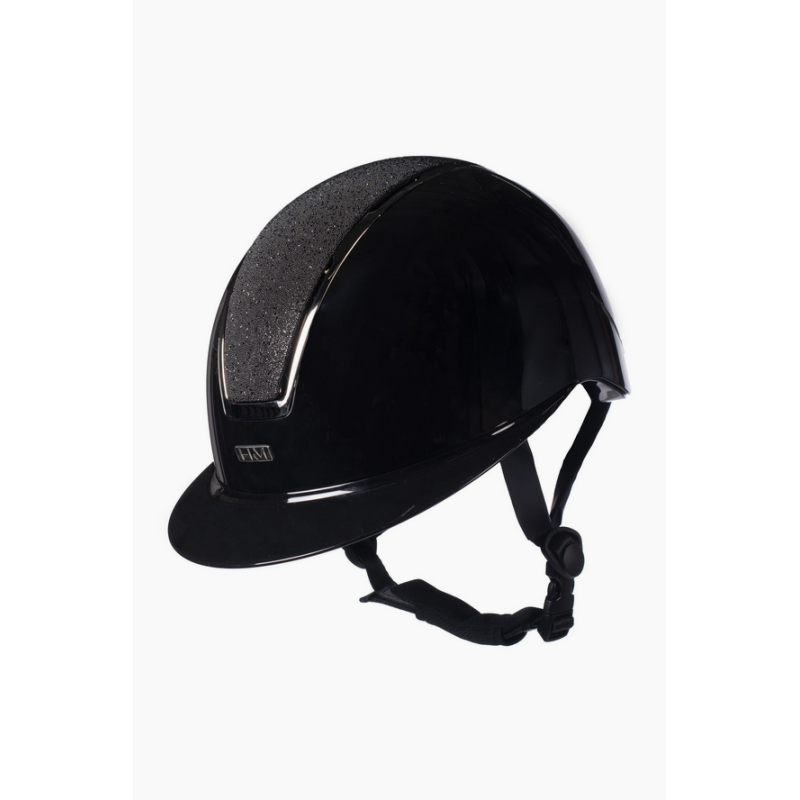 HKM kask Lady Shield Brillant czarny/srebrny