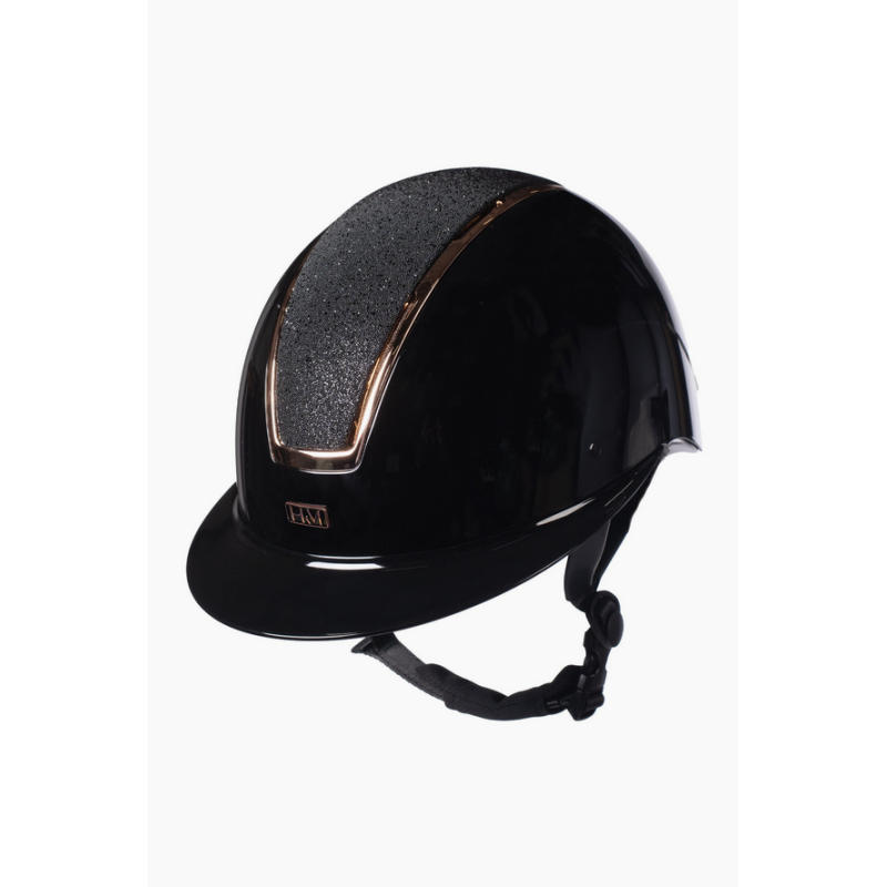HKM kask Lady Shield Brillant czarny/rosegold