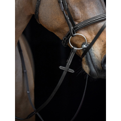 Equiline wodze ogumowane z stoperami Antislip black