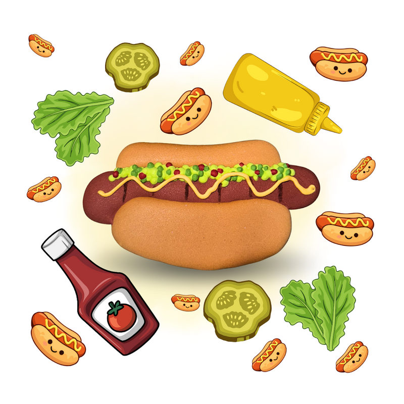Candy Horse ciasteczko Hot Dog Foodie