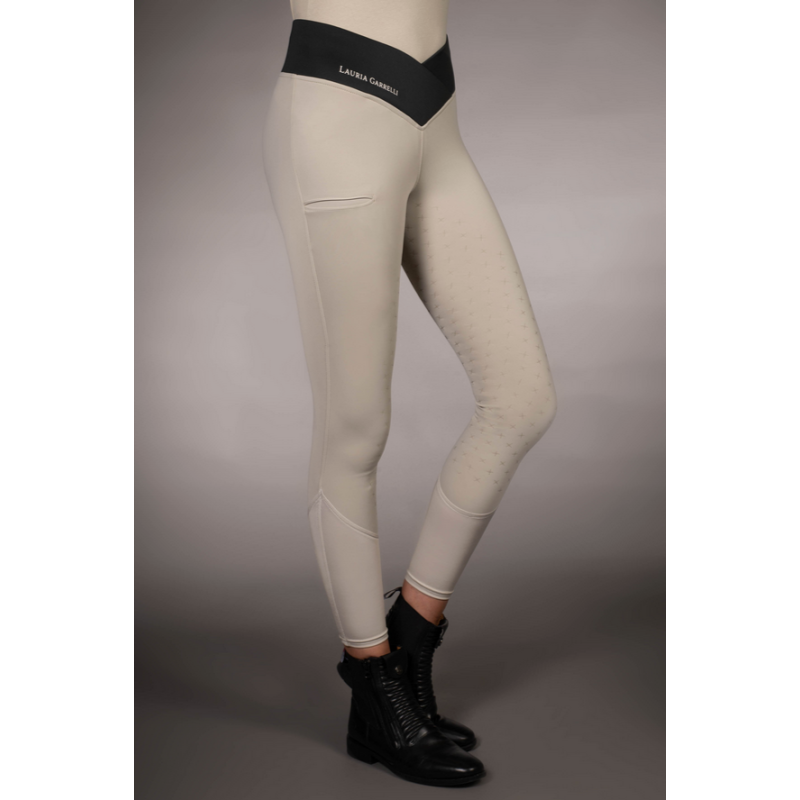 HKM legginsy Limone beżowe