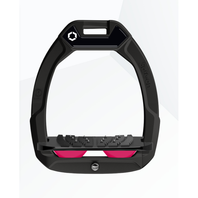 Flex-On strzemiona Safe-On black-black-fuchsia