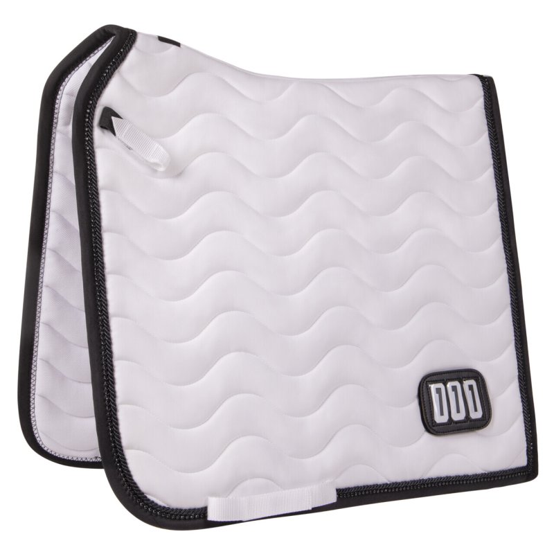 QHP czaprak z numerkiem startowym white/black DL