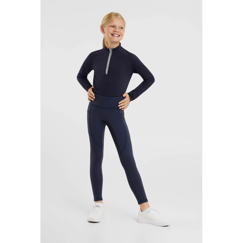 Horze legginsy dzięciece zimowe Greta seaborne navy