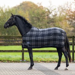 QHP derka wełniana black/grey