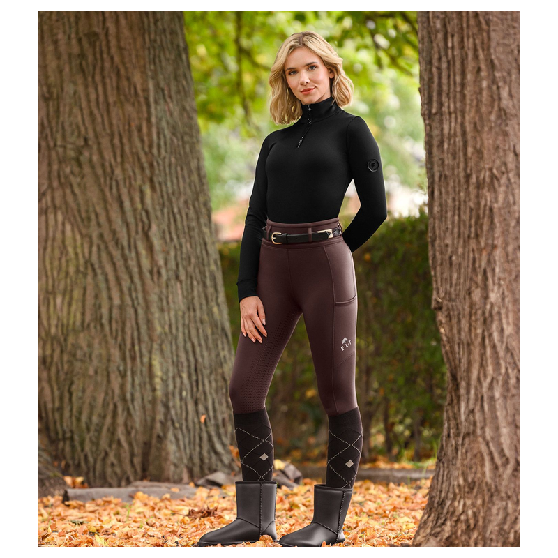 ELT legginsy zimowe Ella mahogany