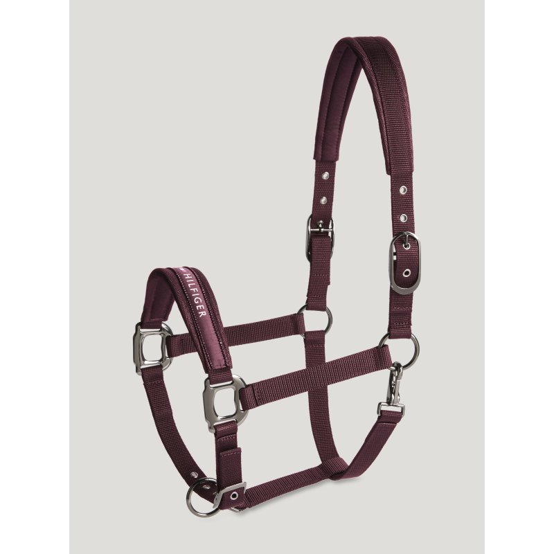 Tommy Hilfiger kantar z uwiązem Yale Shine deep burgundy