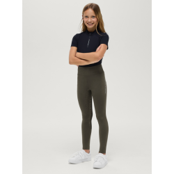 Tommy Hilfiger legginsy dziecięce Devon camo green